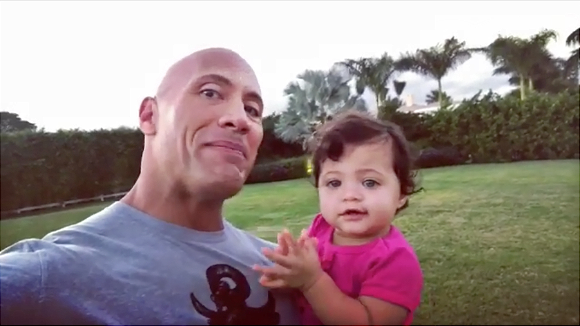 Dwayne 'The Rock' Johnson and Jasmine