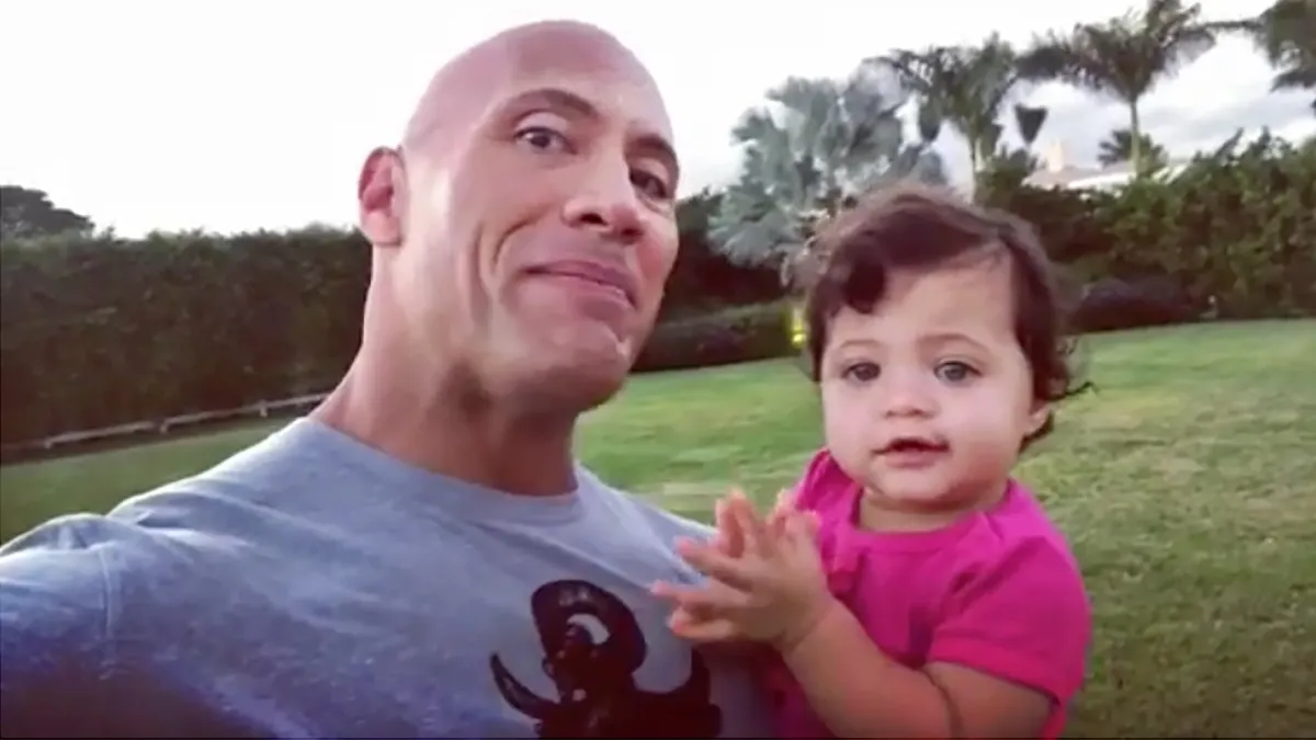 Dwayne 'The Rock' Johnson and Jasmine