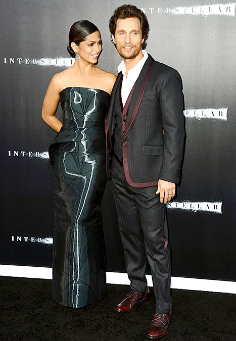 Camila Alves and Matthew McConaughey - Interstellar