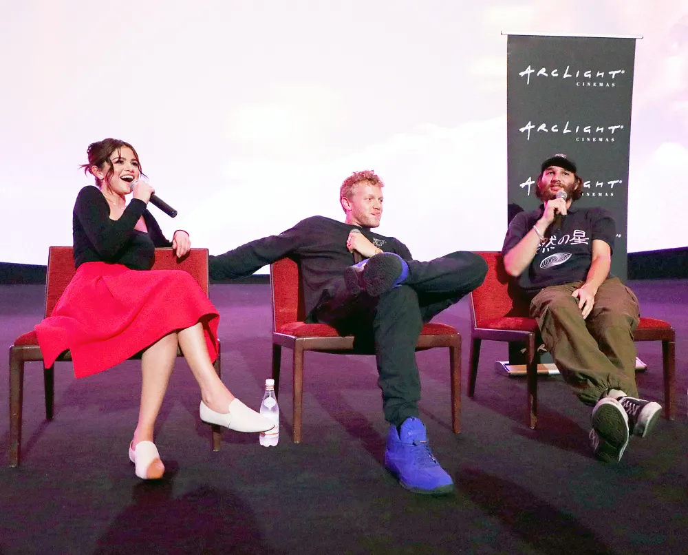 Selena Gomez, Sebastian Bear-McClard and Joshua Safdie