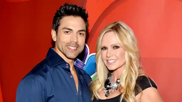 Eddie and Tamra Judge arrive at the 2013 Television Critics Association's Summer Press Tour.