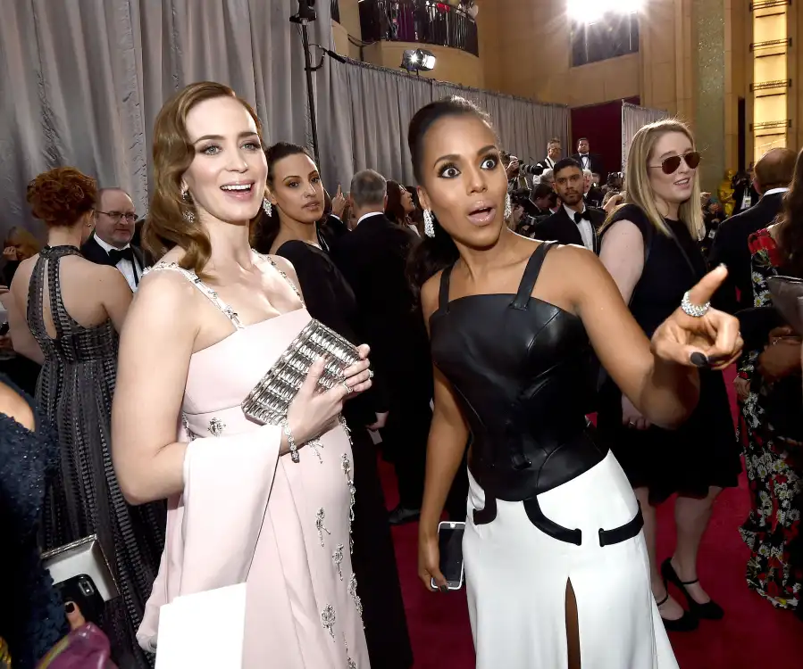 Emily Blunt Kerry Washington