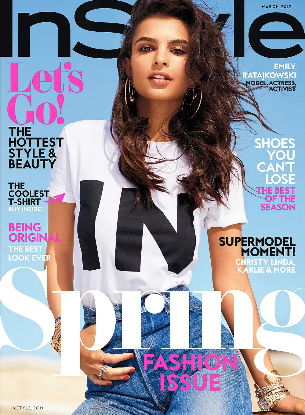 Emily Ratajkowski InStyle cover