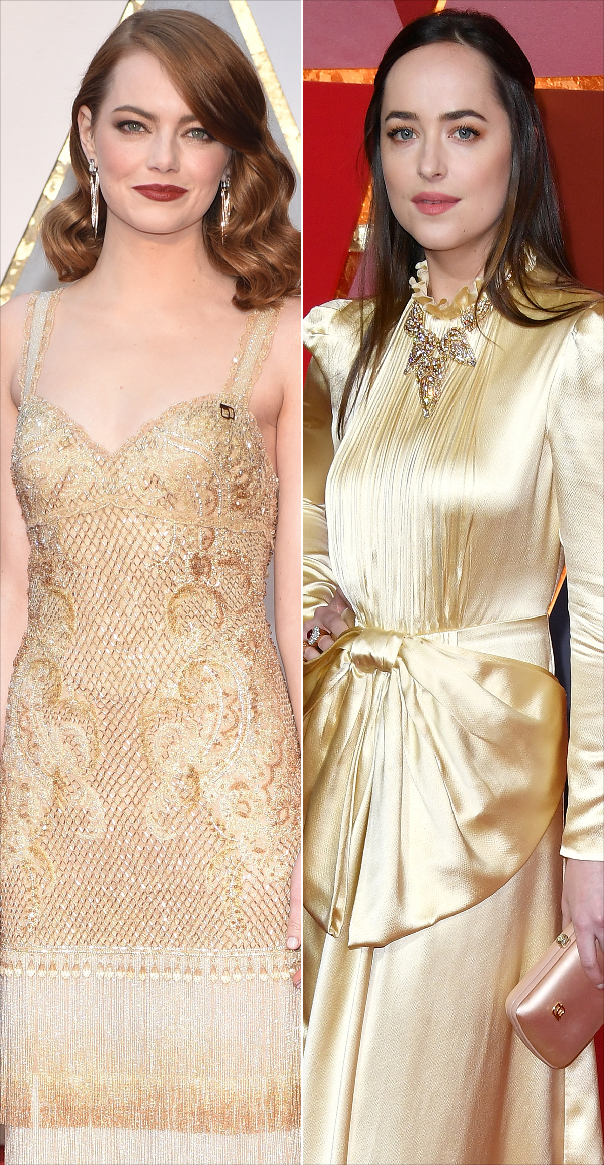 Emma Stone & Dakota Johnson