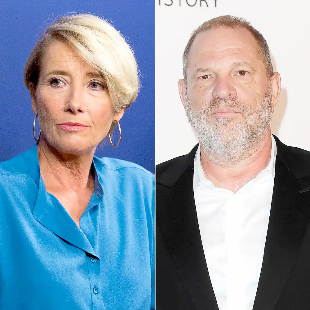 Emma Thompson and Harvey Weinstein