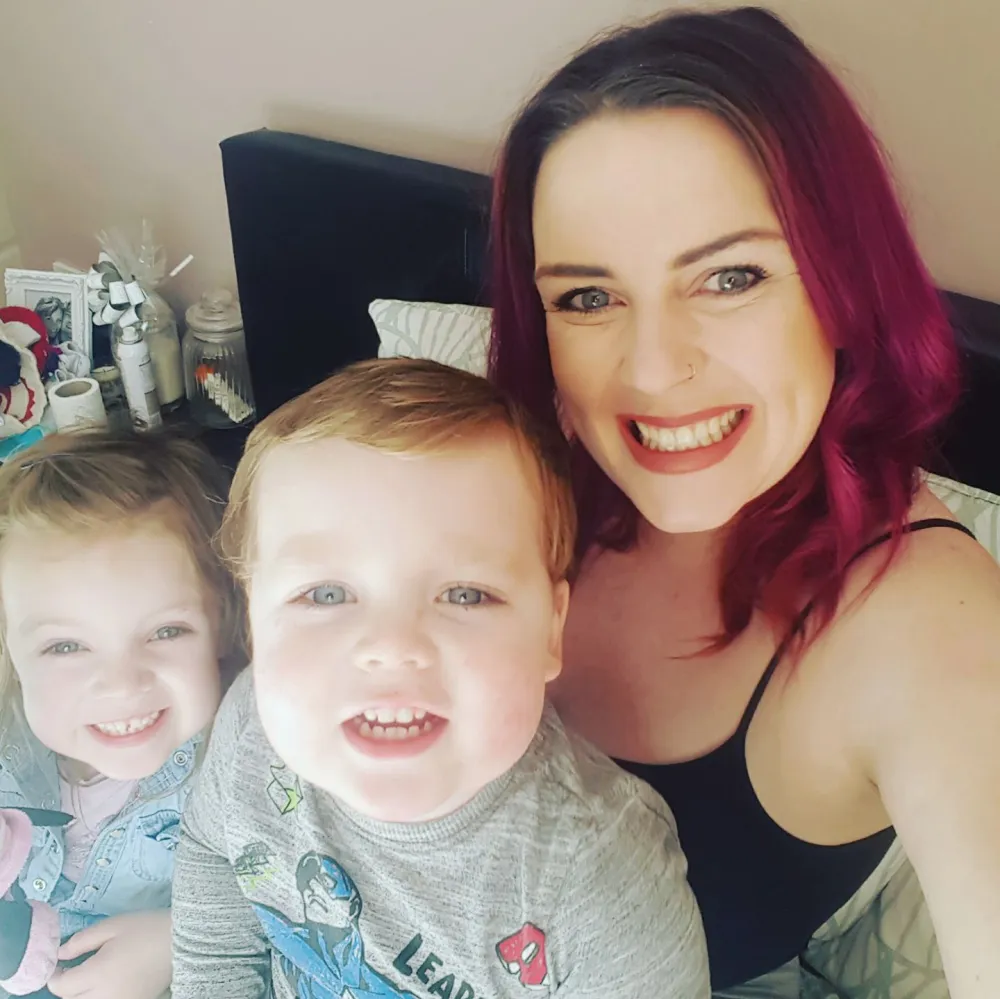 Emma Lou Harris and her kids