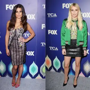 Lea Michele Emma Roberts
