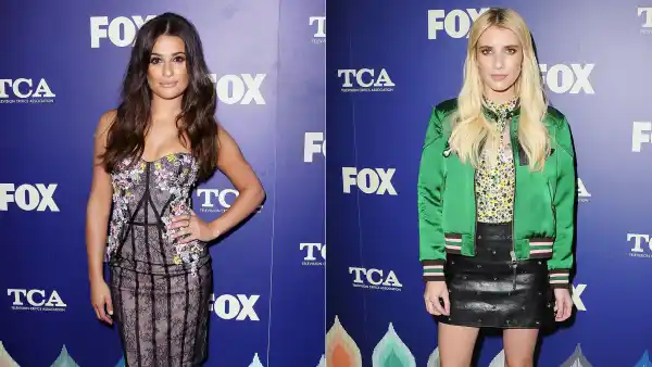 Lea Michele Emma Roberts