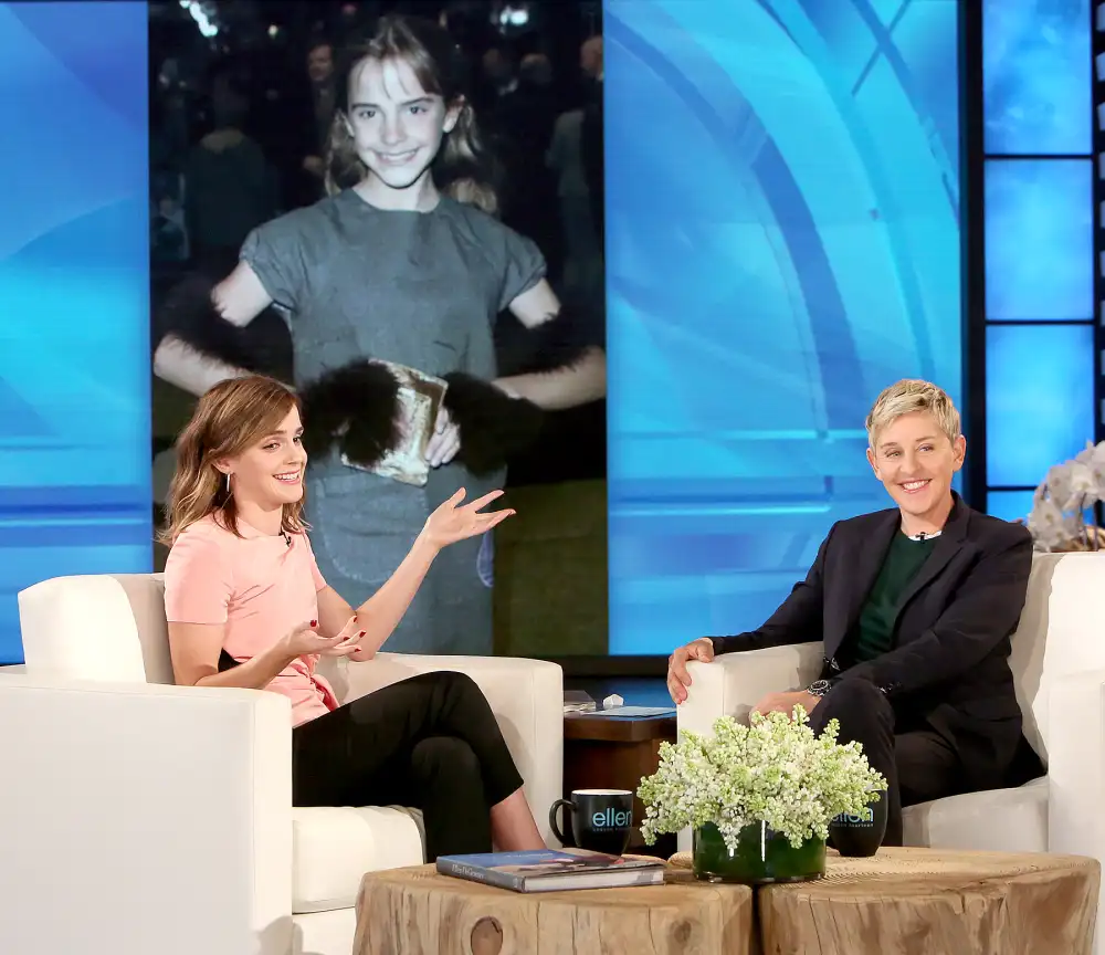 Emma Watson and Ellen DeGeneres