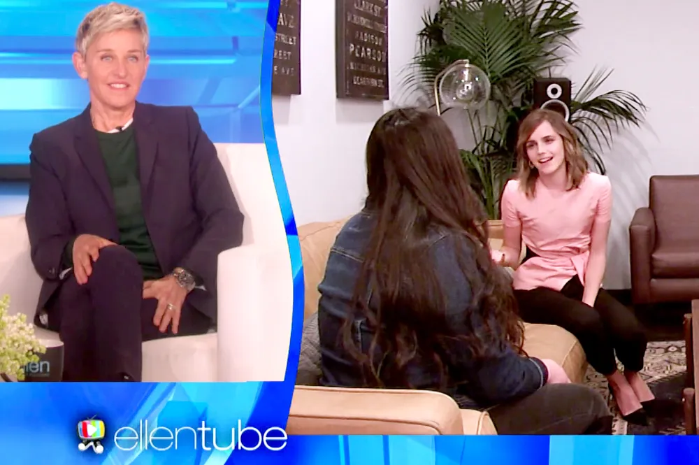 Emma Watson pranks a potentional nanny candidate.