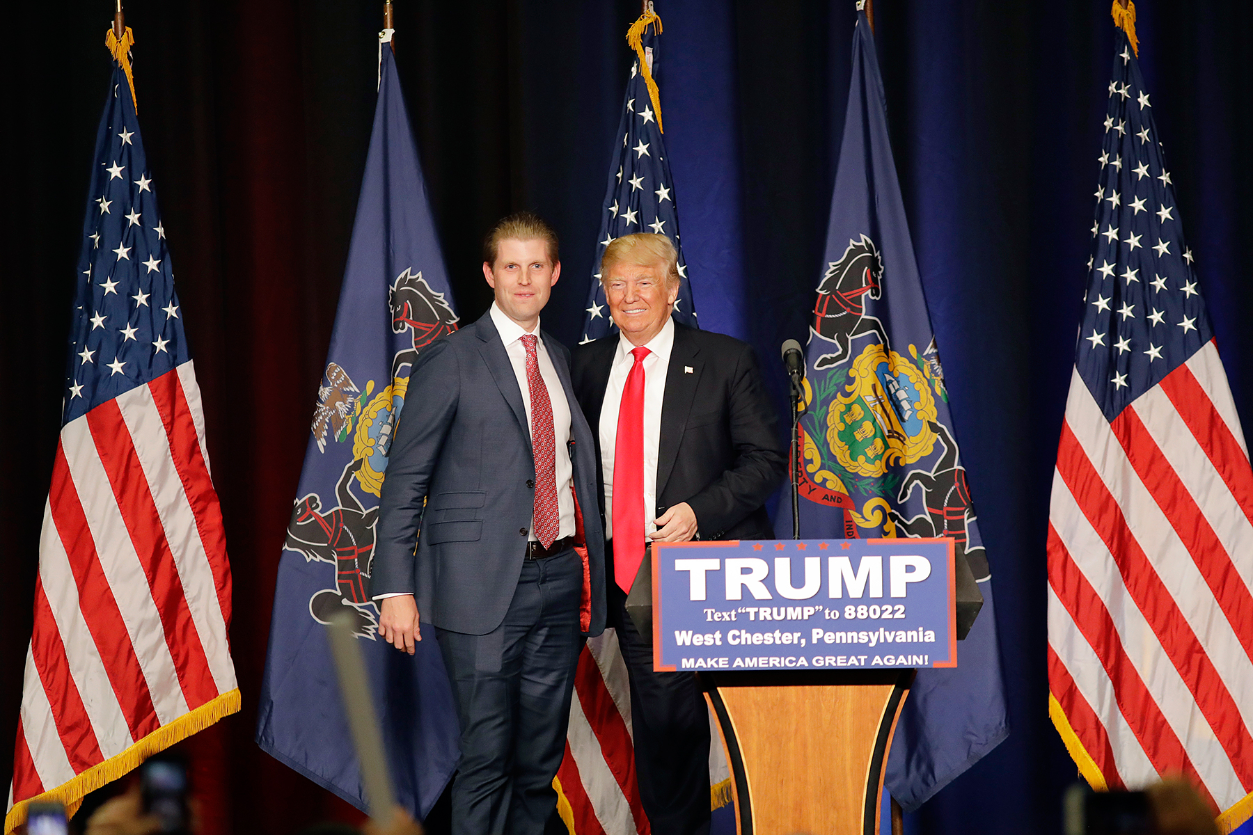 Eric Trump Donald Trum presidential election