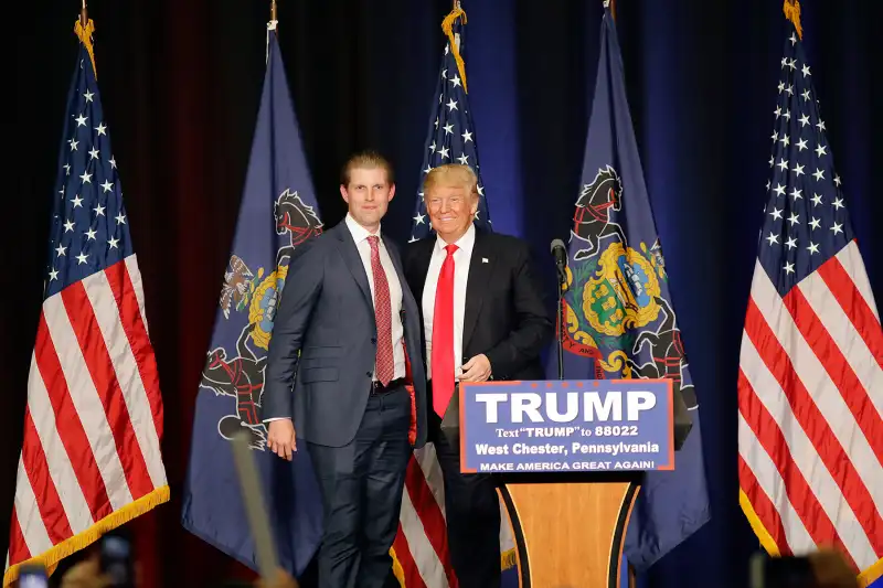 Eric Trump Donald Trum presidential election
