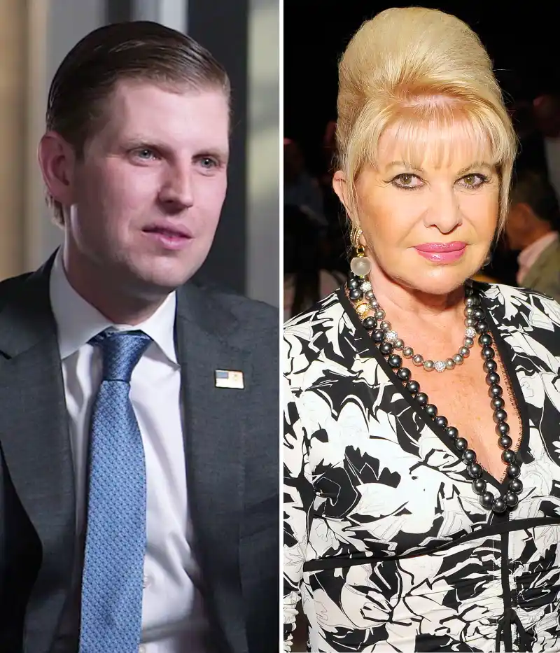 Eric Trump Ivana Trump
