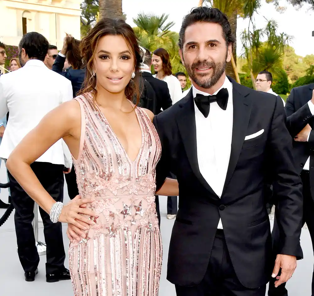 Eva Longoria and Jose Baston attend the amfAR Gala at Hotel du Cap-Eden-Roc in Cap d'Antibes, France, on May 25, 2017.