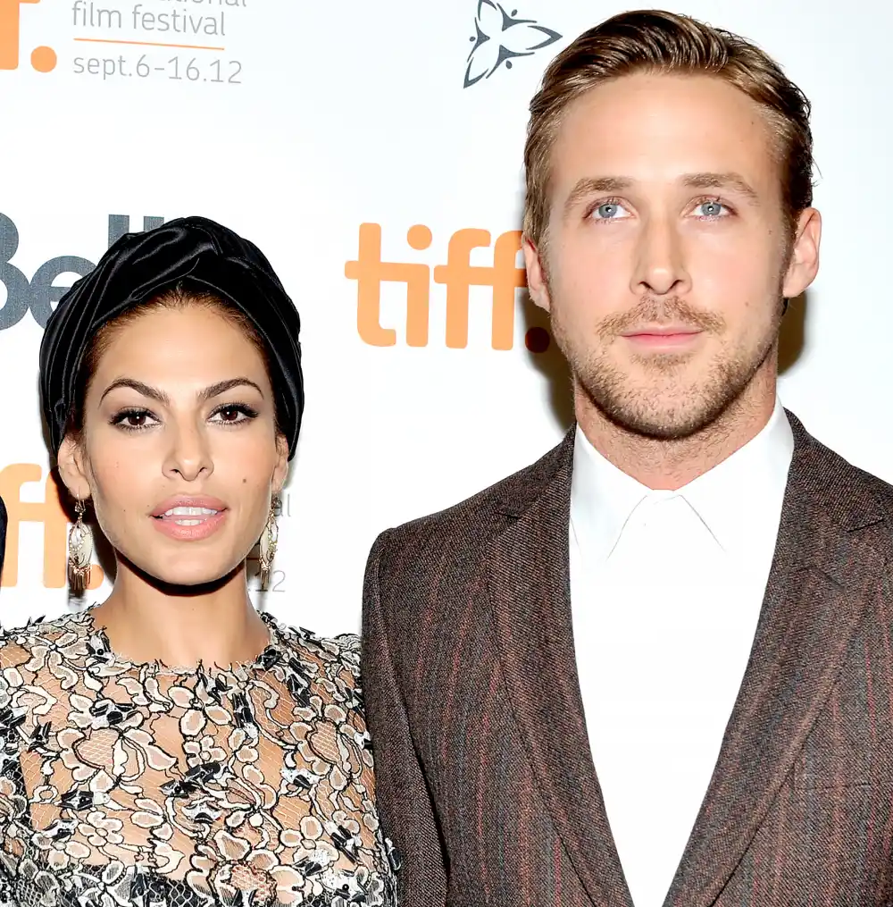Eva Mendes and Ryan Gosling attend