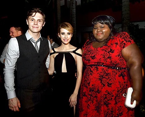 Evan Peters, Emma Roberts and Gabourey Sidibe
