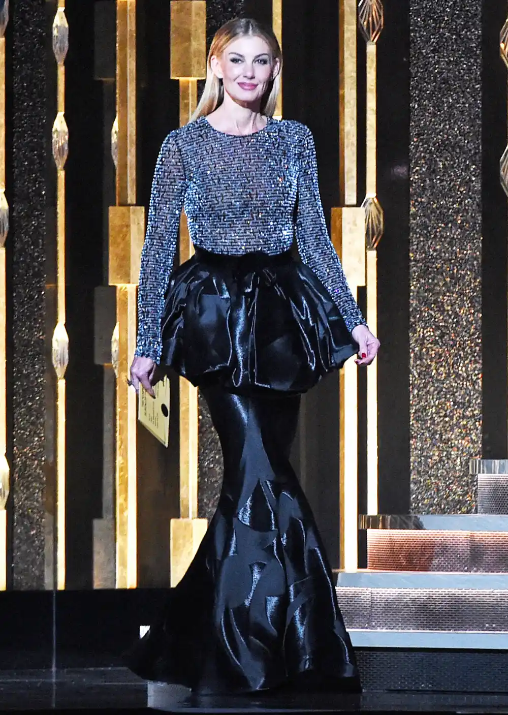 Faith Hill onstage at the 50th Annual CMA Awards at the Bridgestone Arena on Nov. 2, 2016, in Nashville.