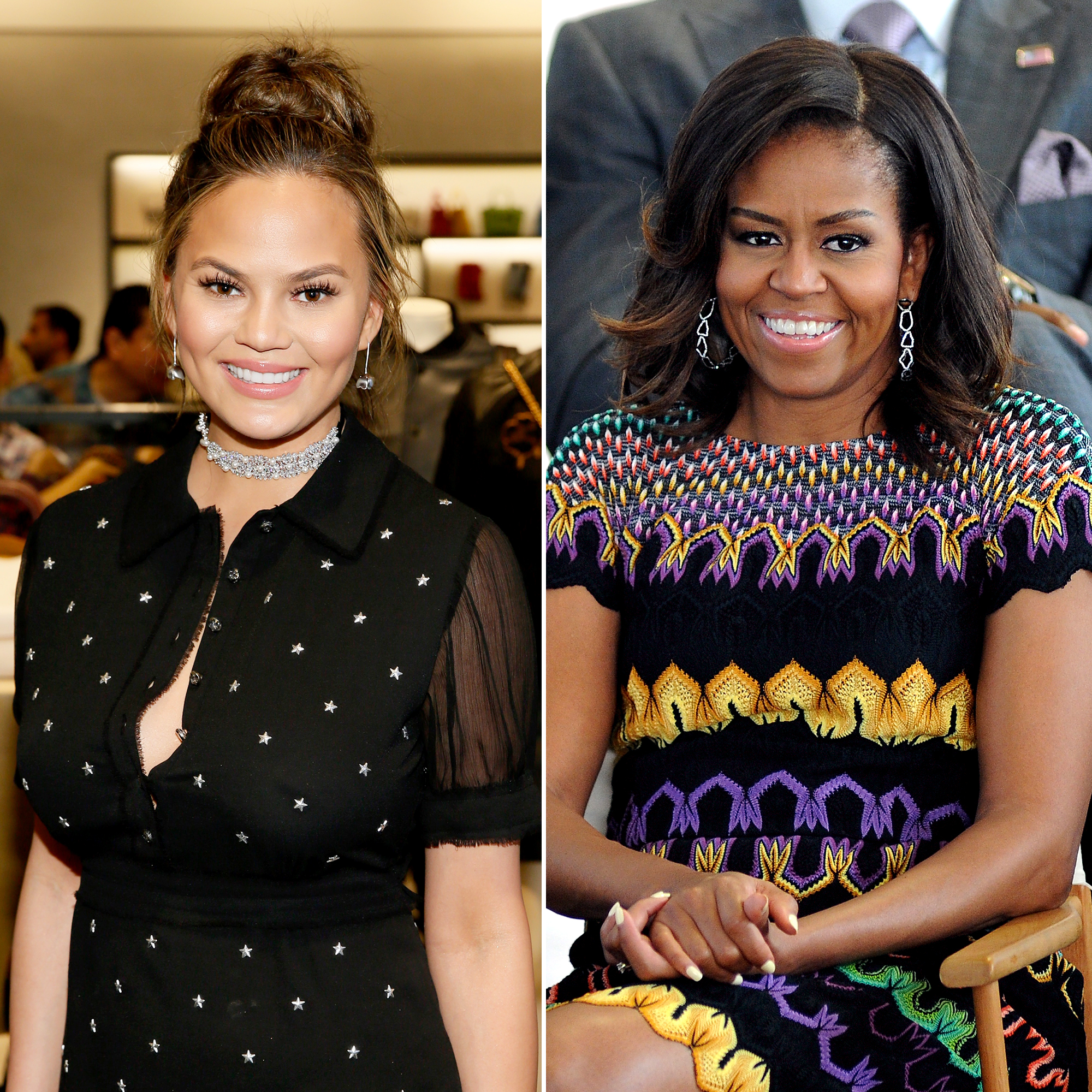 Chrissy Teigen Michelle Obama