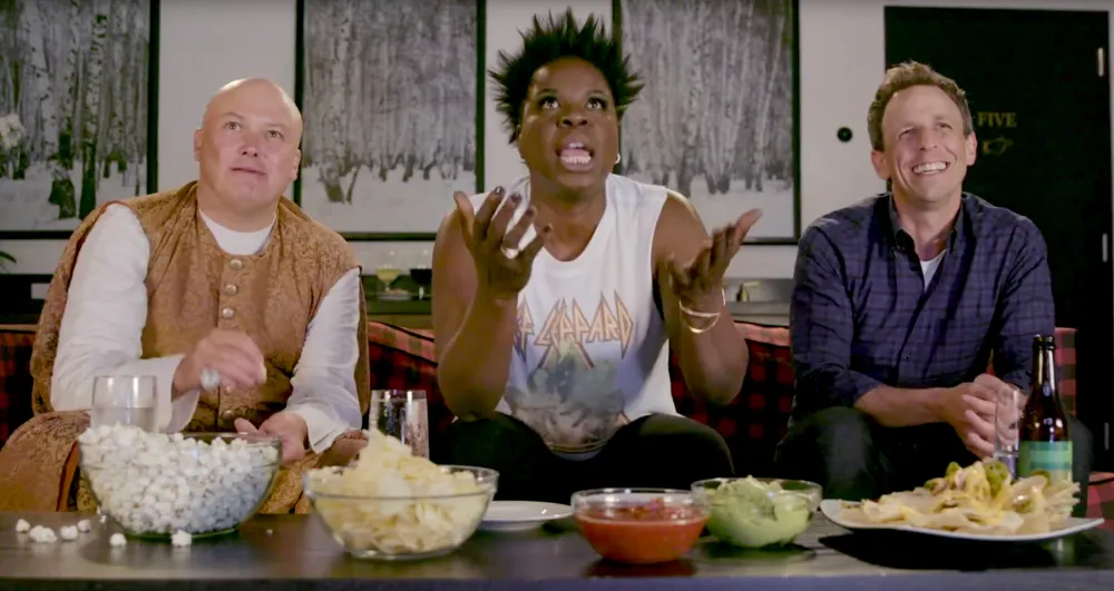 &lsquo;Game of Thrones&rsquo; star Conleth Hill, Leslie Jones, and Seth Meyers