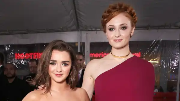 Maisie Williams and Sophie Turner