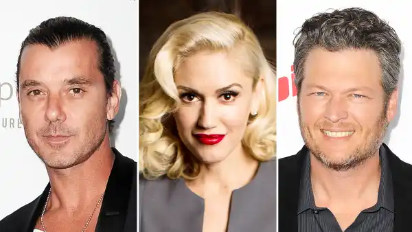 Gavin Rossdale, Gwen Stefani and Blake Shelton