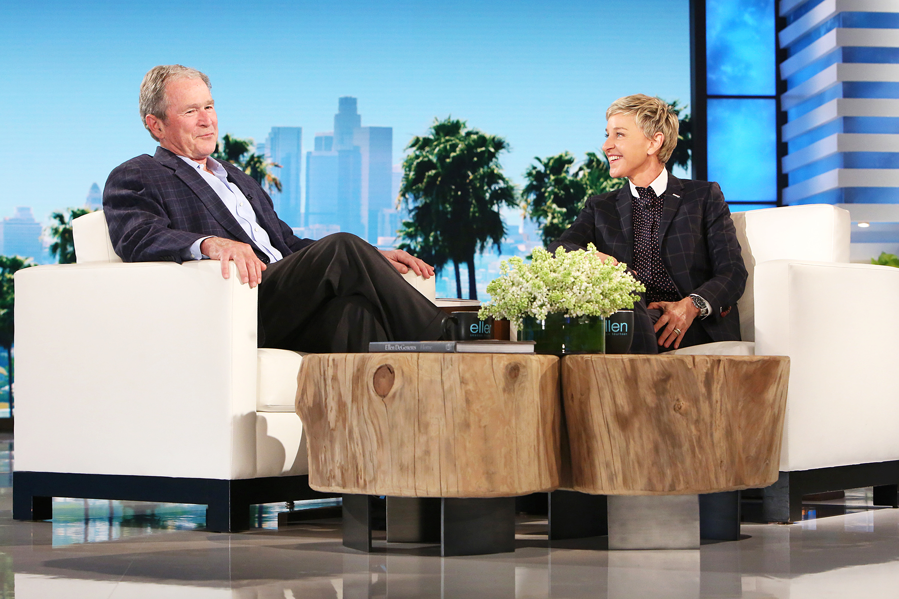 George W. Bush on 'The Ellen DeGeneres Show.'
