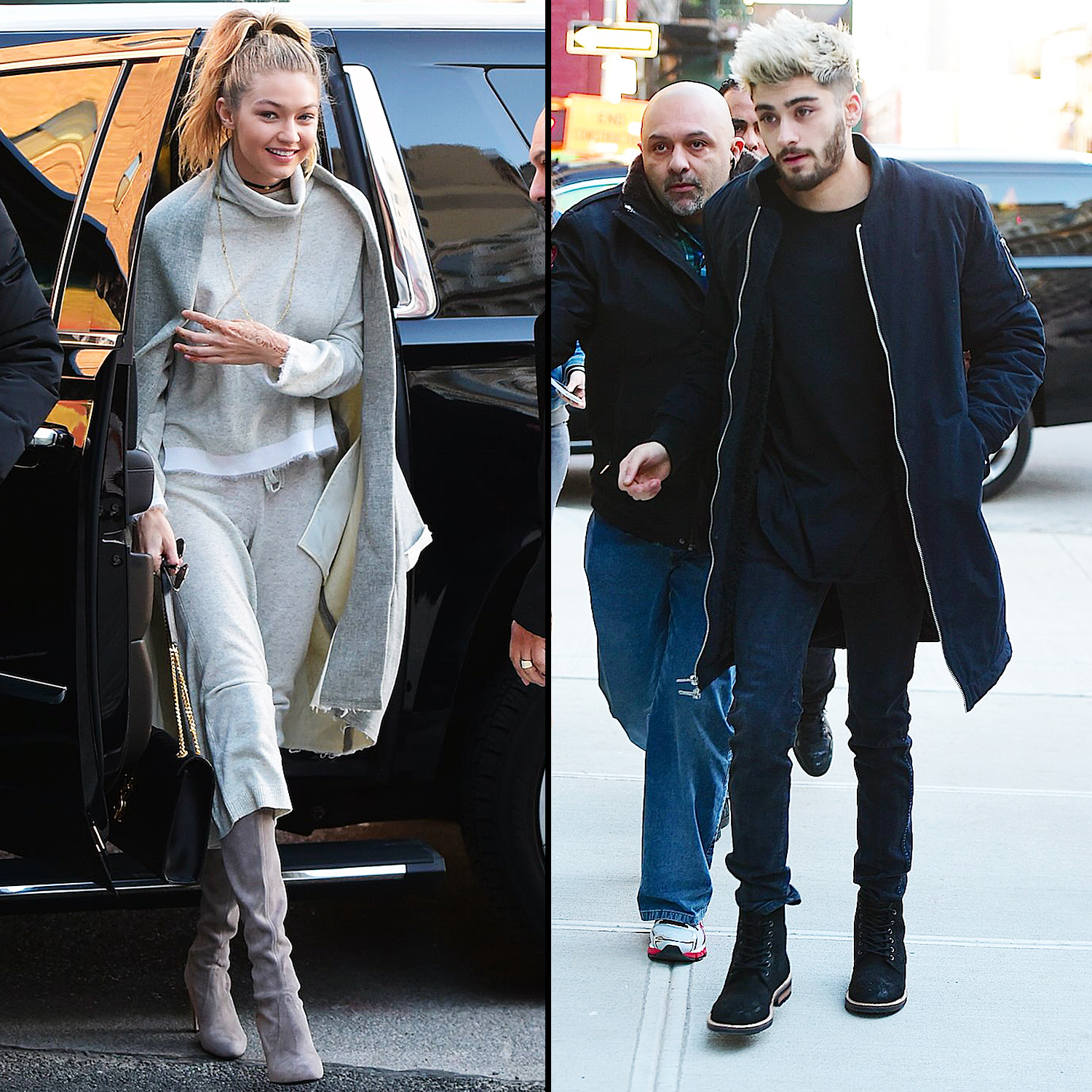 Gigi Hadid and Zayn Malik