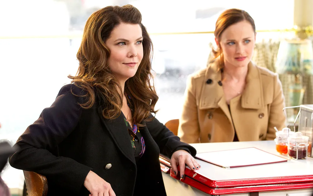 Lorelai and Rory on Gilmore Girls