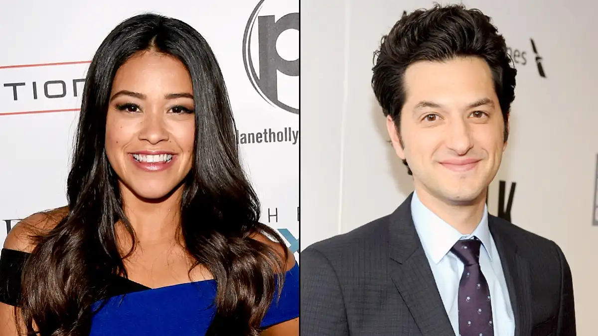 Gina Rodriguez and Ben Schwartz