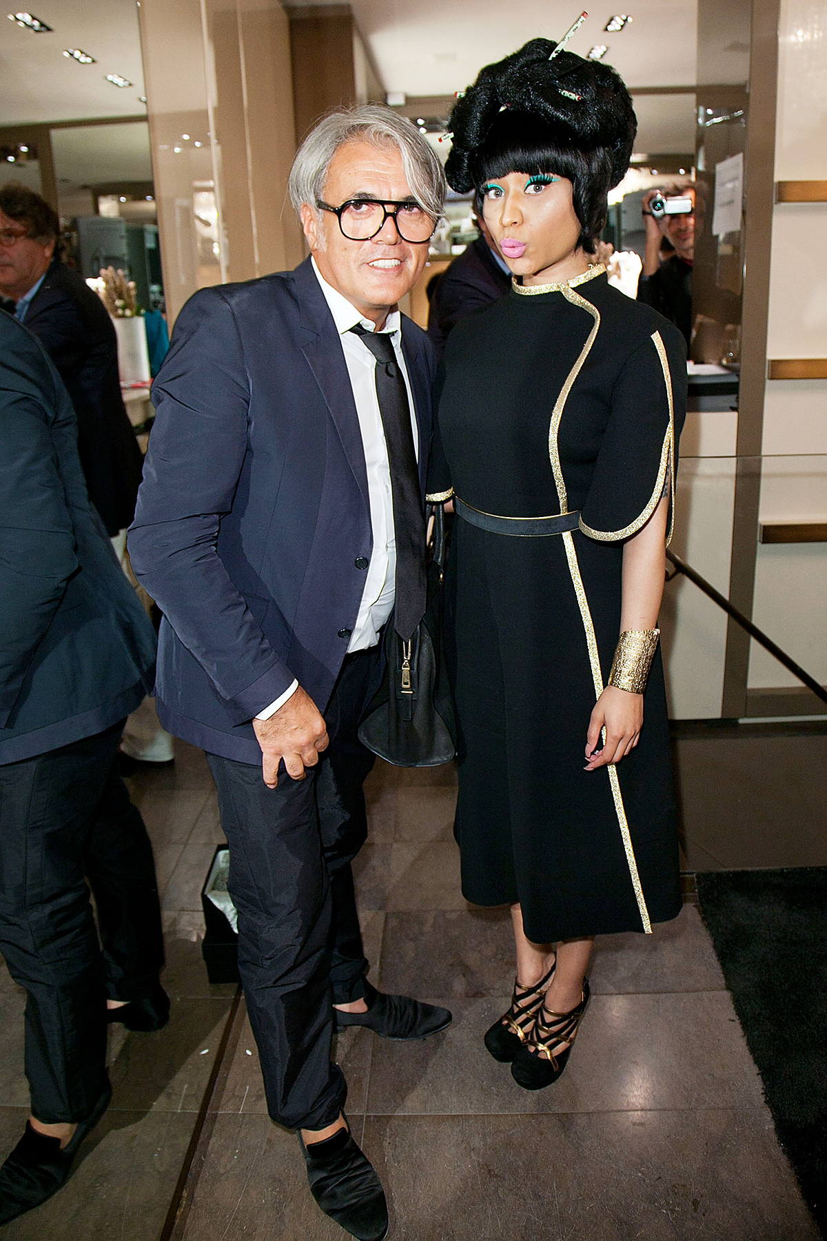Designer Giuseppe Zanotti Nikki Minaj