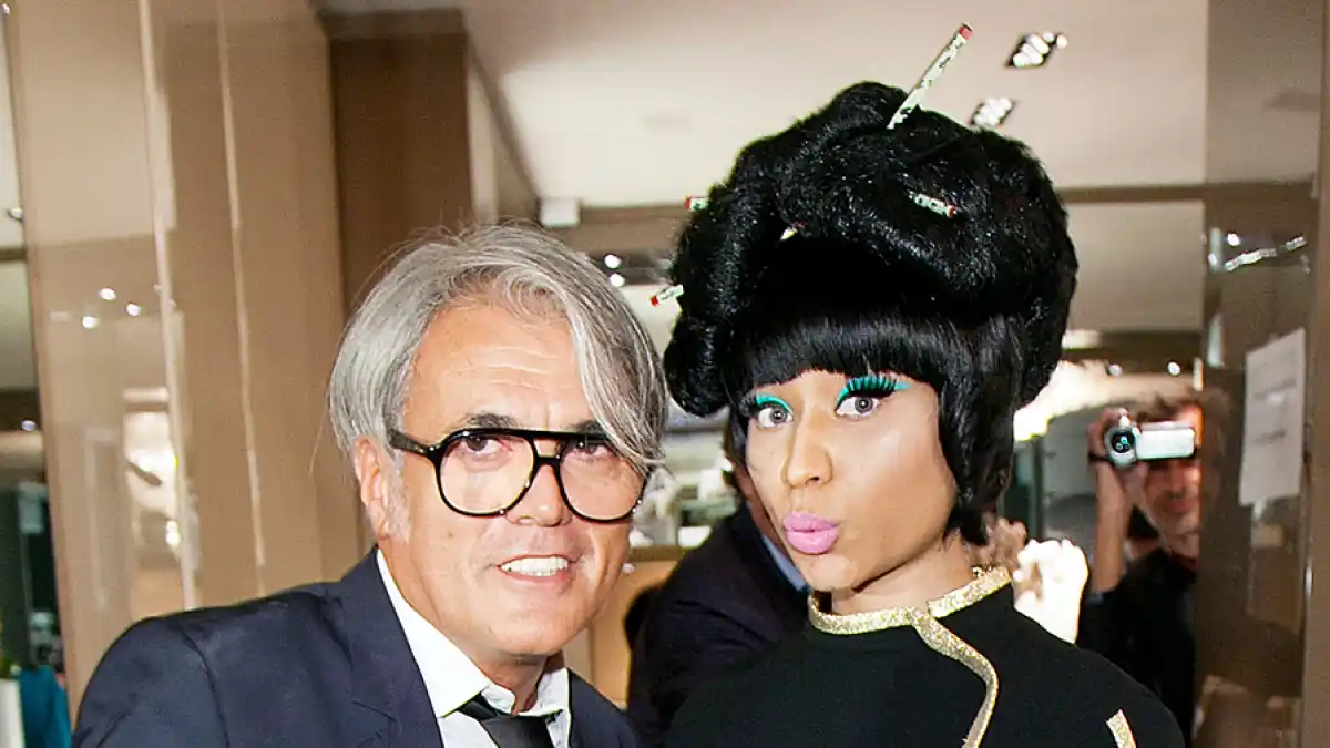 Designer Giuseppe Zanotti Nikki Minaj