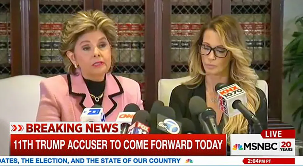 Gloria Allred and Jessica Drake