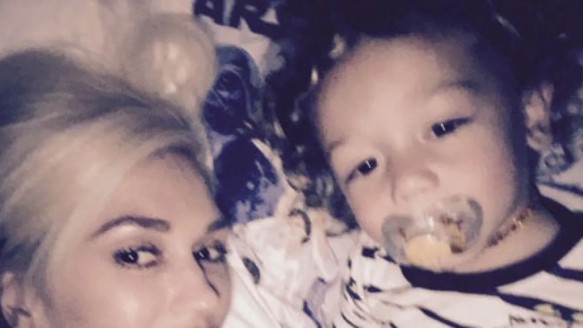 Gwen Stefani and son Apollo