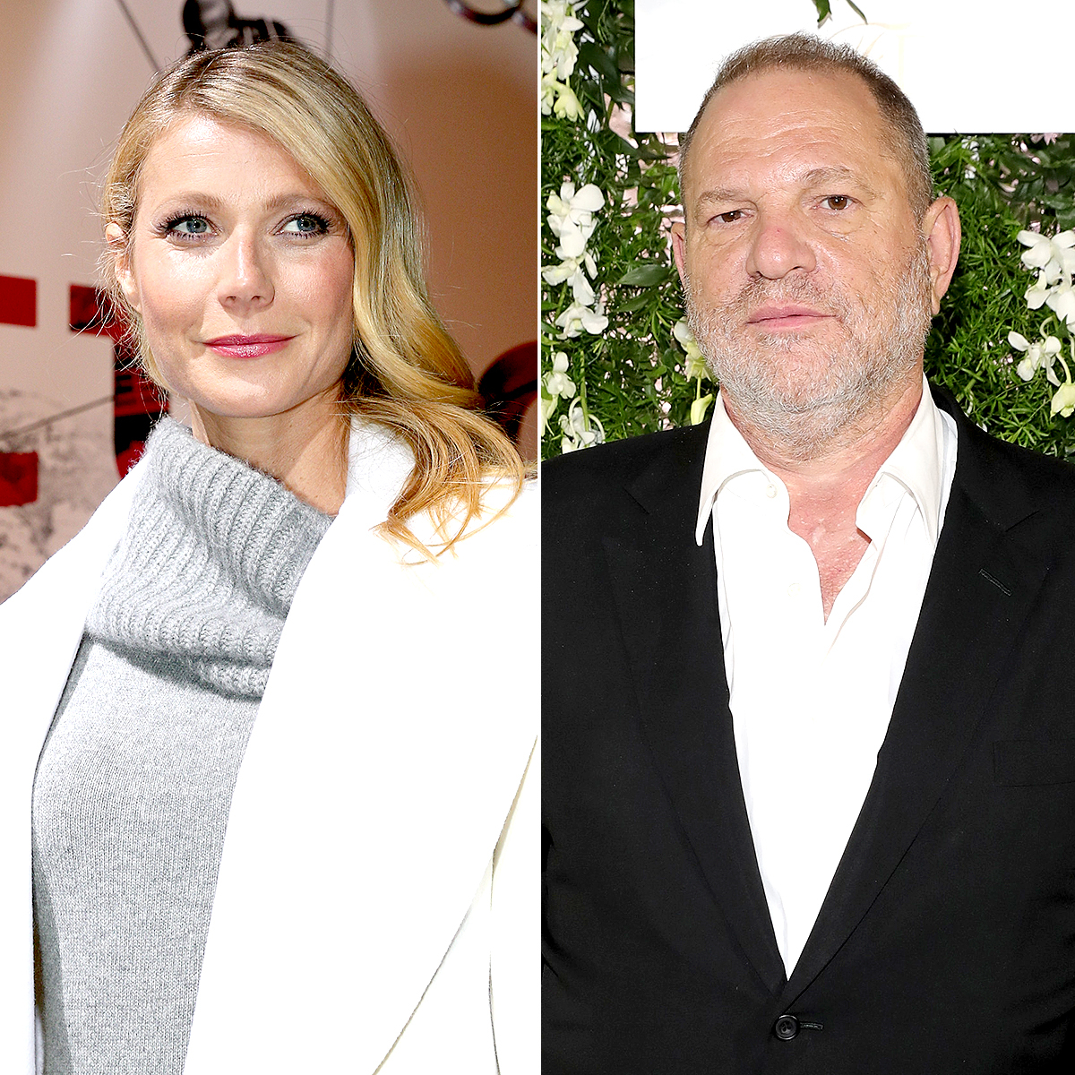 Gwyneth Paltrow and Harvey Weinstein