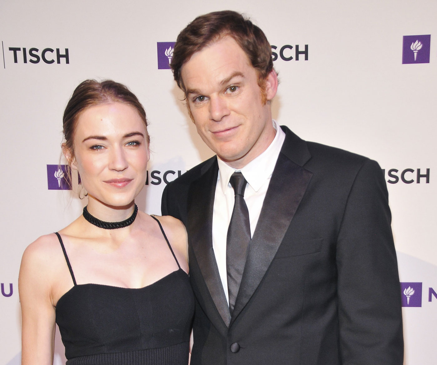 Morgan MacGregor and Michael C. Hall attend NYU Tisch School of The Arts 2015 Gala