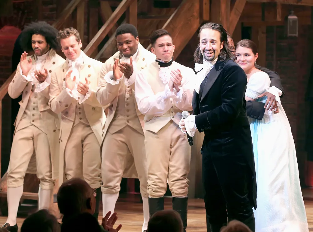 Lin-Manuel Miranda performs at