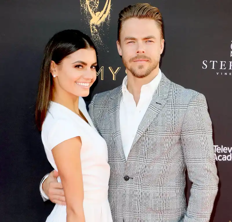 Hayley Erbert and Derek Hough attend the Television Academy's Choreography Peer Group Celebration at Saban Media Center on August 27, 2017 in North Hollywood, California.