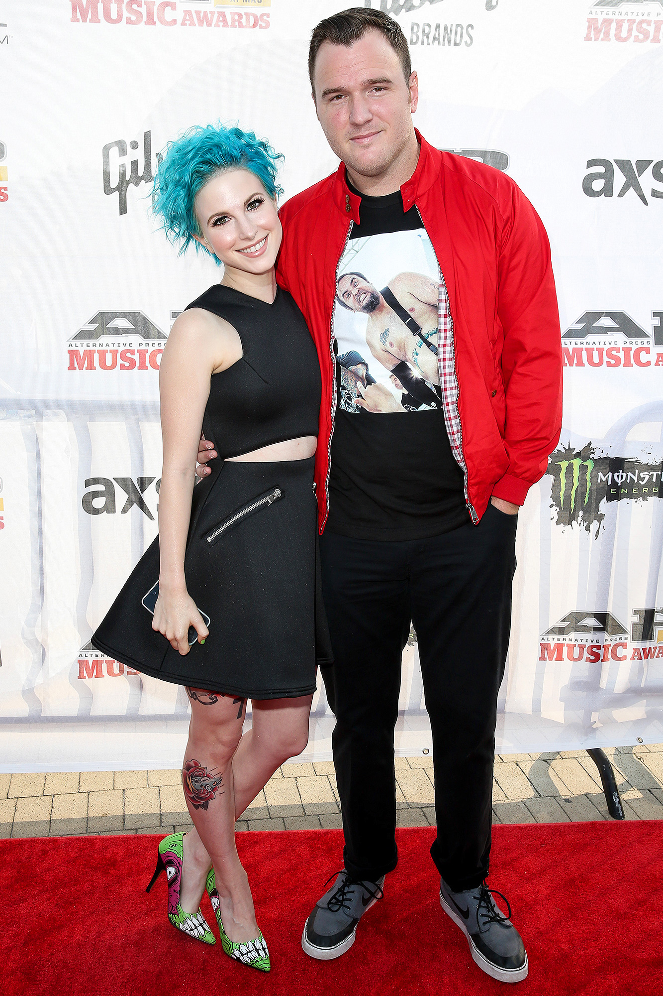 Hayley Williams and Chad Gilbert