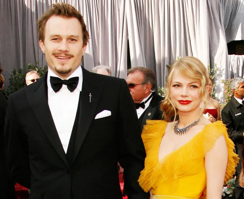 Heath Ledger and Michelle Williams