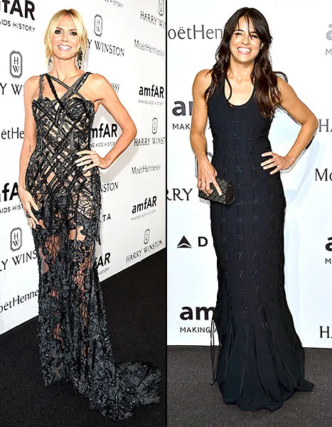 Heidi Klum, Michelle Rodriguez - amFAR