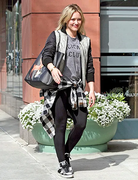 Hilary Duff - Plaid February 20