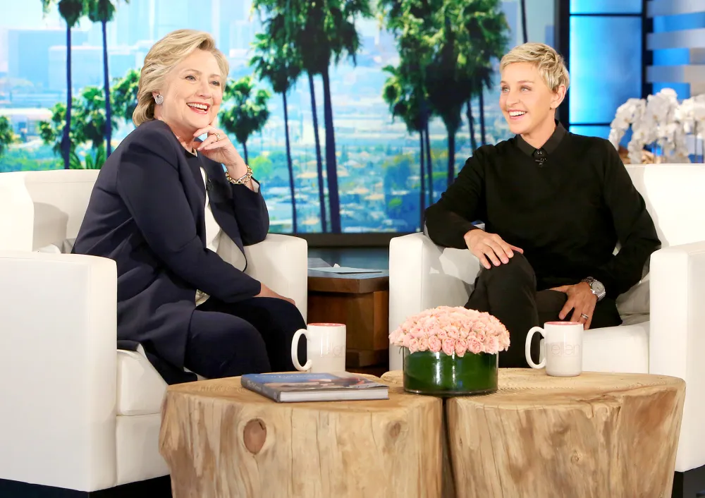 Hillary Clinton and Ellen DeGeneres