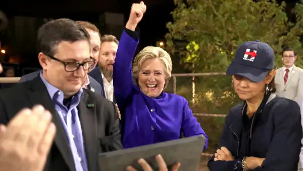 Hillary clinton cheering zoom 151c8d86 4ac9 4c9e b7c7 ad877ffda145
