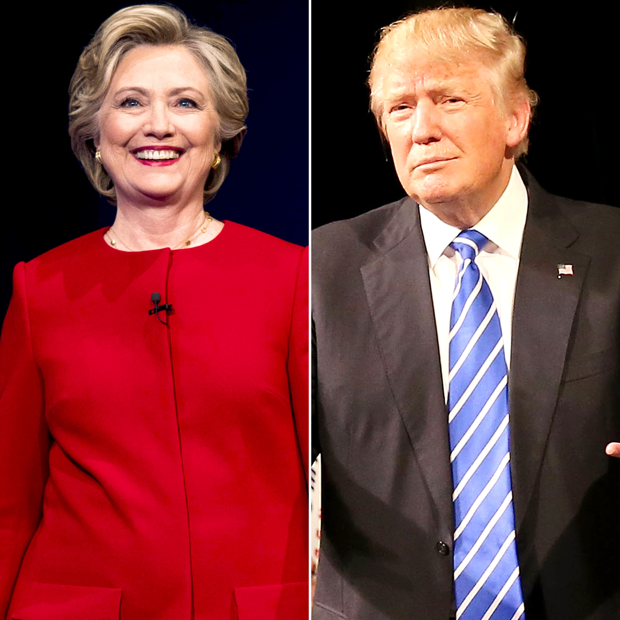 Hillary Clinton and Donald Trump