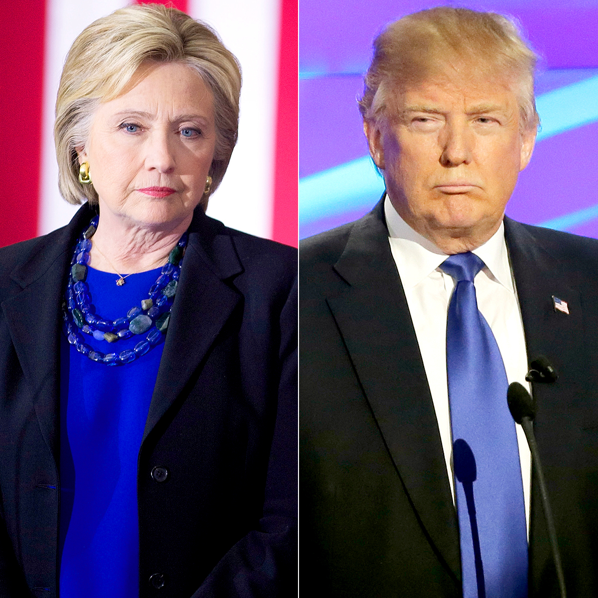 Hillary Clinton and Donald Trump