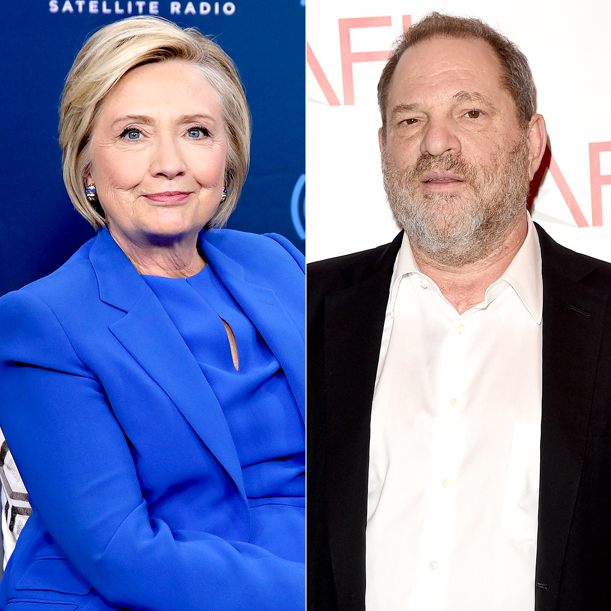 Hillary Clinton and Harvey Weinstein