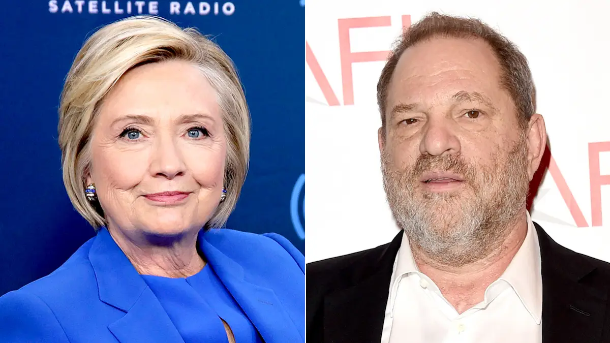 Hillary Clinton and Harvey Weinstein