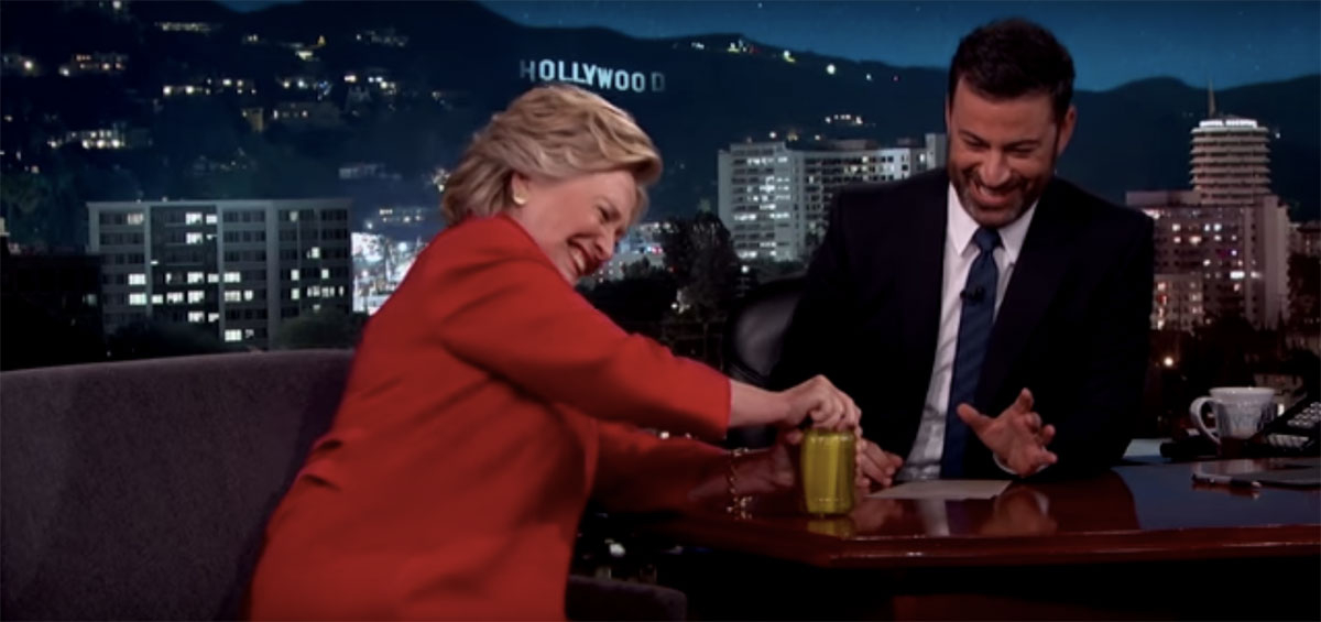Hillary Clinton on Jimmy Kimmel