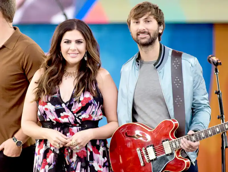 Hillary Scott and Dave Haywood of Lady Antebellum performs on ABC's "Good Morning America" at Rumsey Playfield on July 14, 2017 in New York City.
