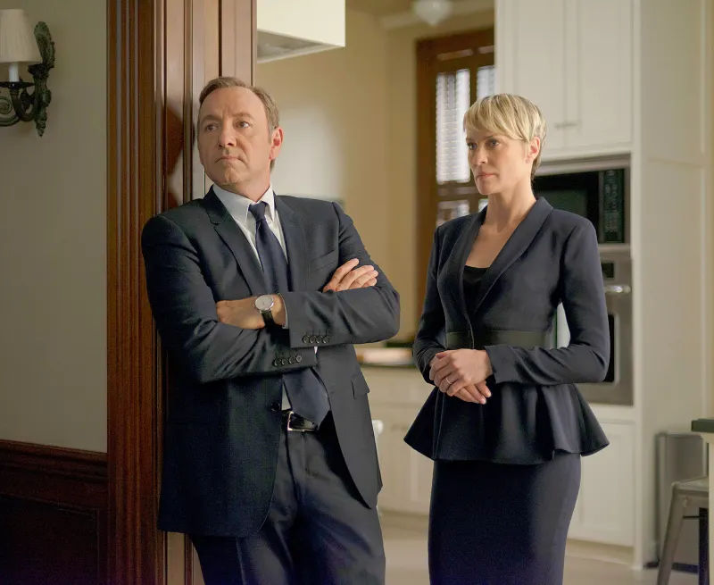 Kevin Spacey and Robin Wright